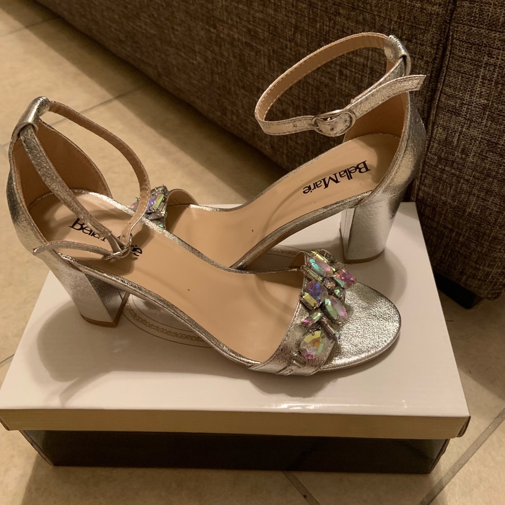 Silver heels